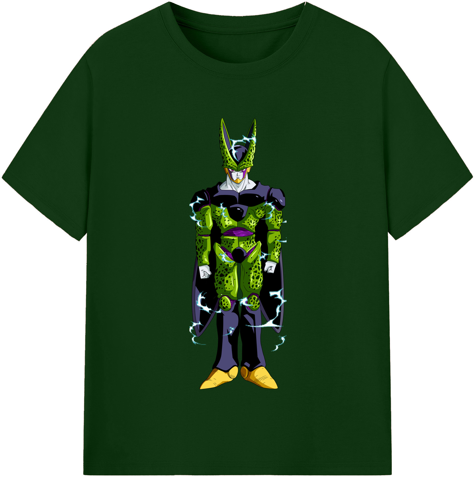 （画像用） ドラゴンボール セル DRAGON BALL Cell 綿100％半袖Tシャツ（フロントプリント）